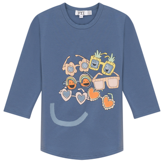 Smiley Sunglasses Print Tshirt