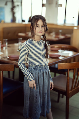 Striped Vneck Tshirt
