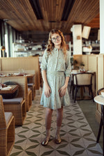 Flower Embroidered Skirt Set - By Baano