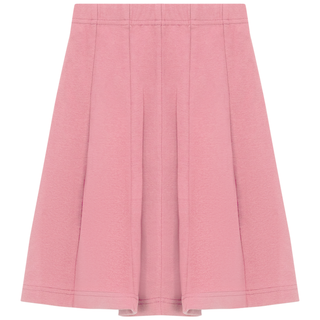 Ribbed Short Panel Skirt