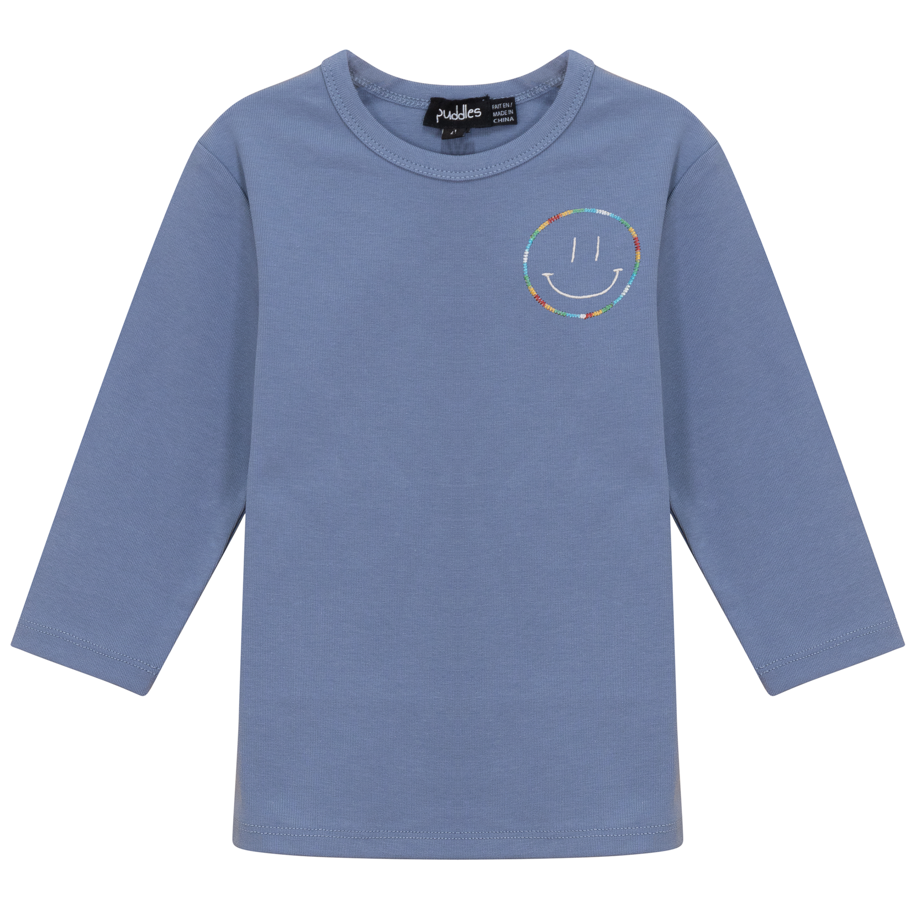 Smiley Embroidered Top - By Baano