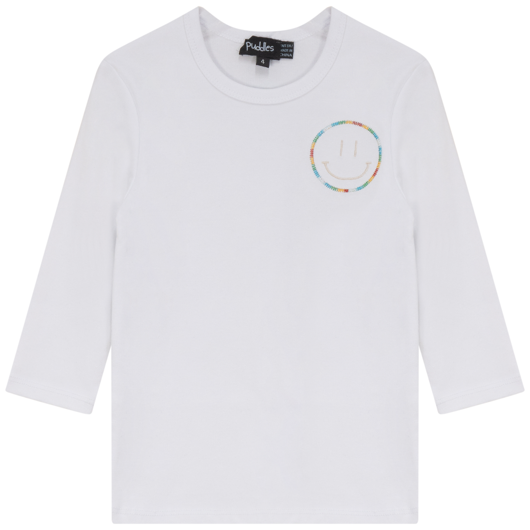 Smiley Embroidered Top - By Baano