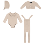Knitted Overall and Cardigan Set - By Baano