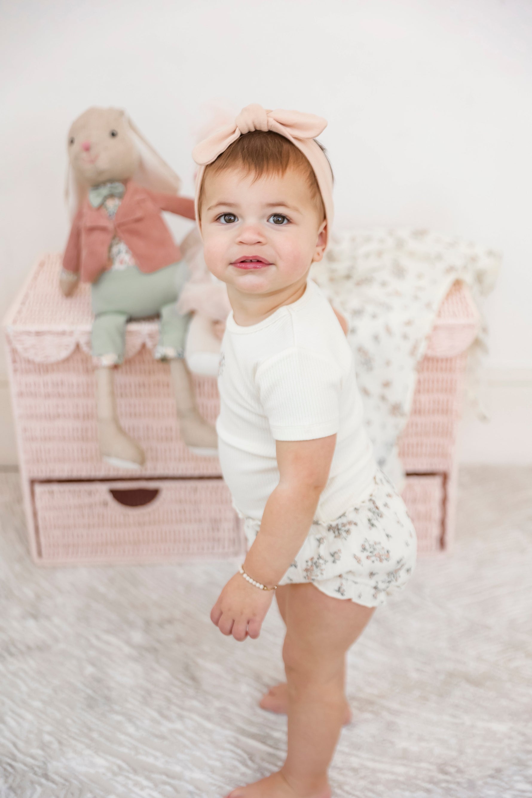 Floral Print Gauze Swaddle - By Baano