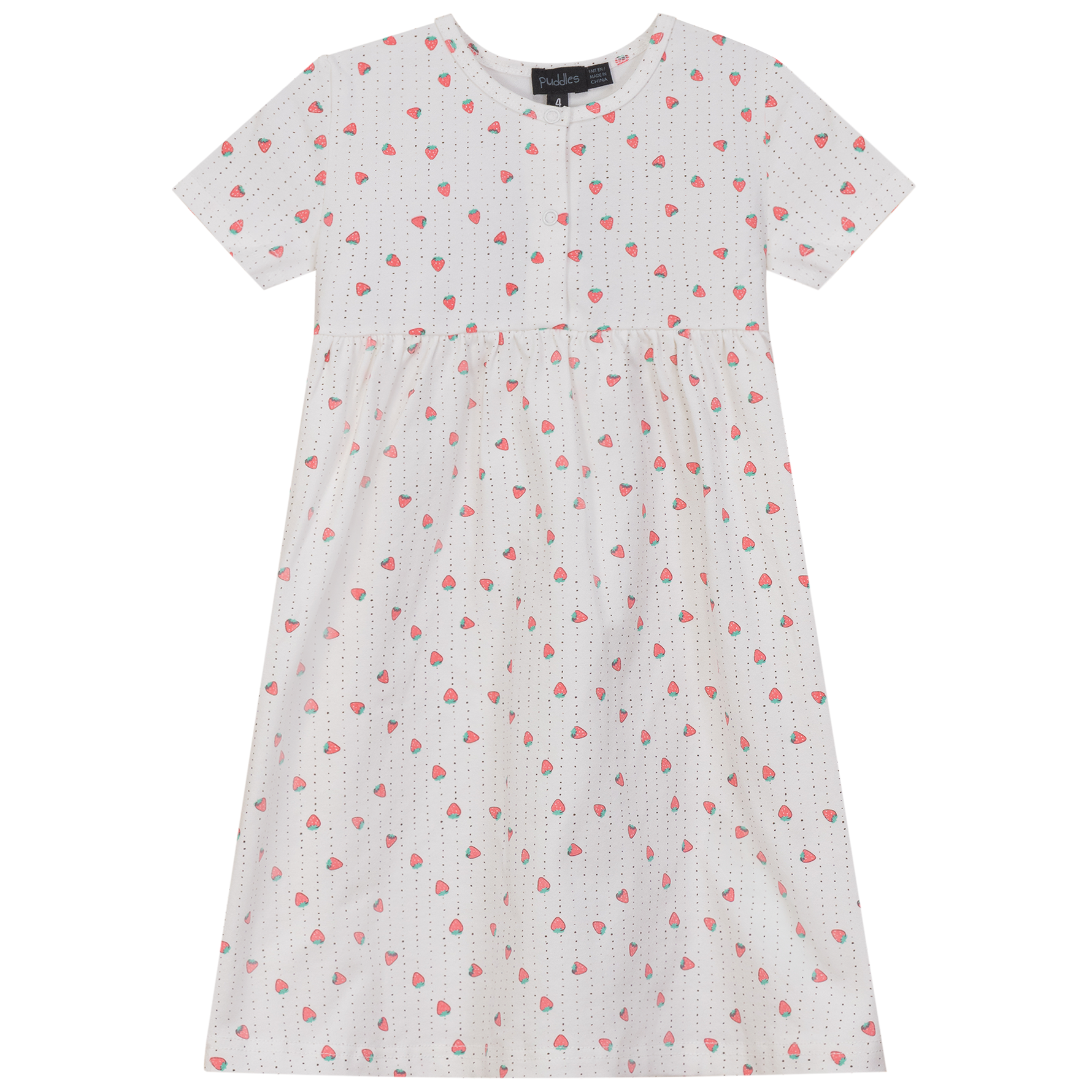 Strawberry and Pear Printed Dress - By Baano