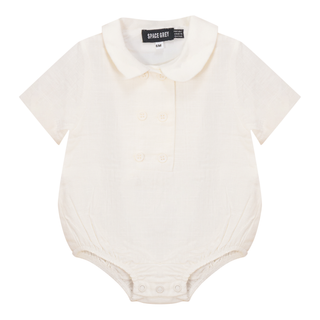 Woven Buttoned Romper