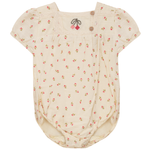 Cherry Printed Linen Bubble - By Baano