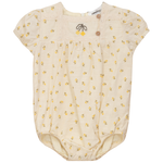 Cherry Printed Linen Bubble - By Baano