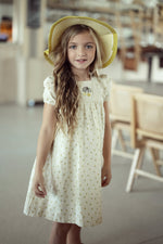 Cherry Printed Linen Dress - By Baano