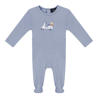 Scooter Bicycle Print Onesie