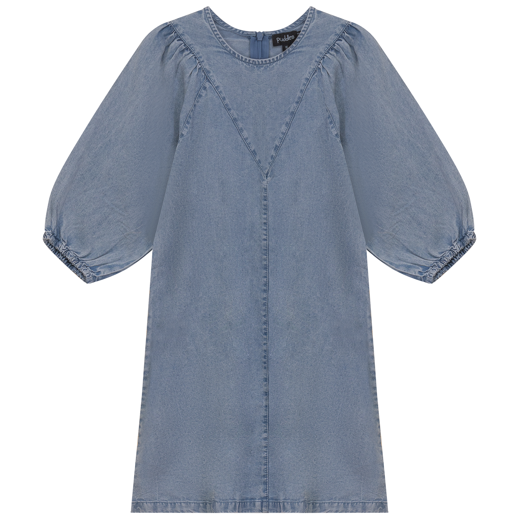 Washed Denim Dress - By Baano