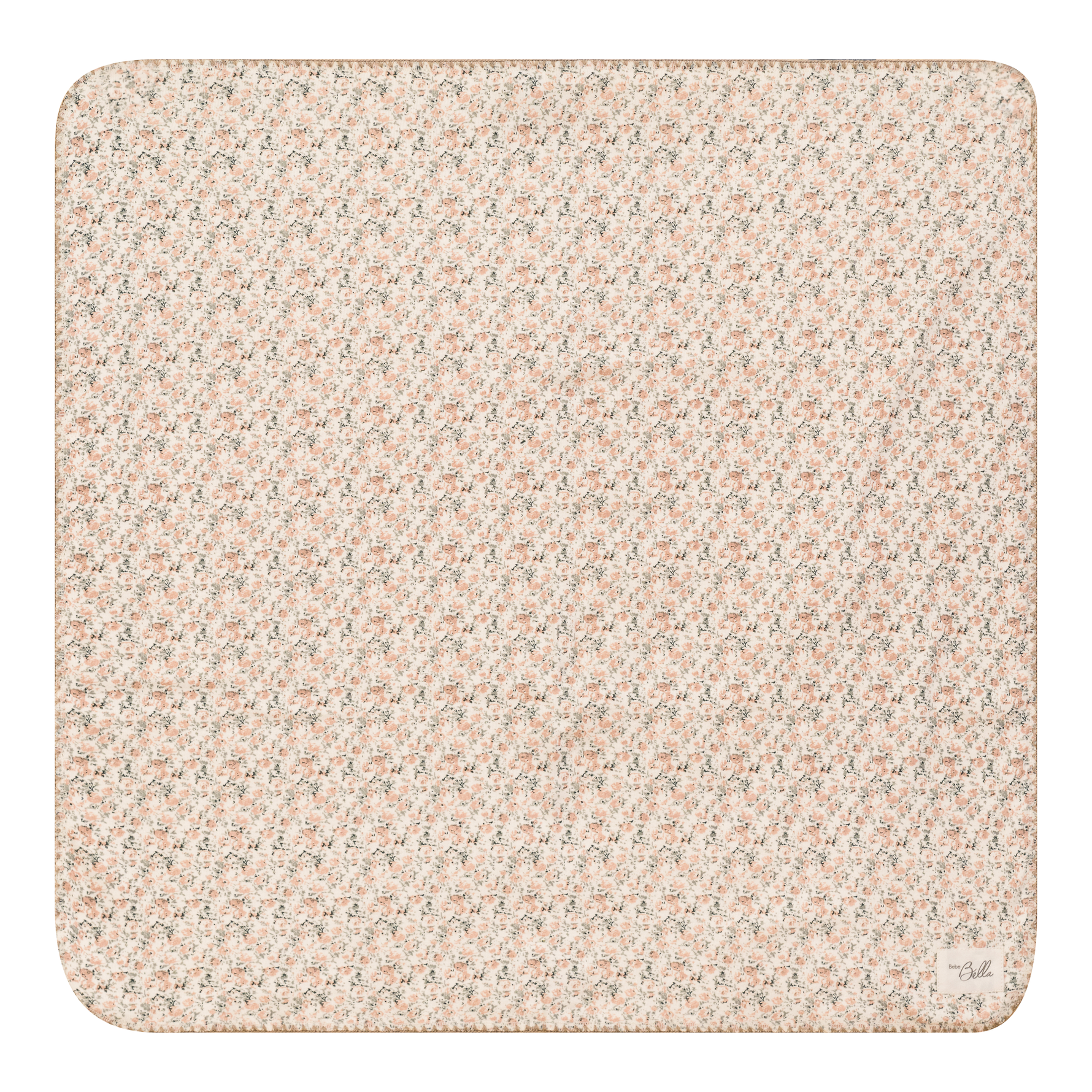 Ribbed Printed Blanket - By Baano