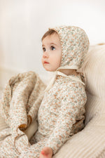 Ribbed Printed Blanket - By Baano