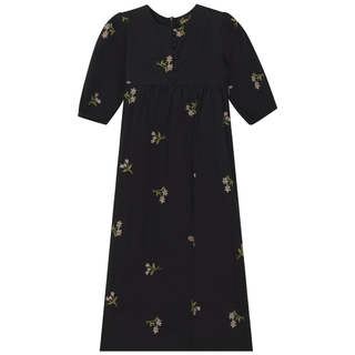 Woven Embroidered Floral Robe