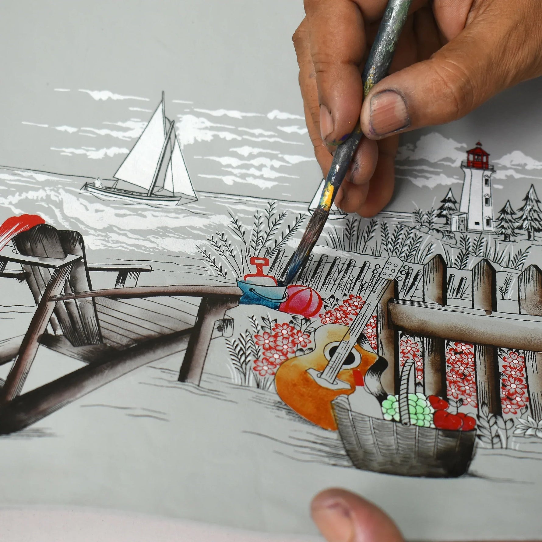 Three Fold RFID Clutch - 1774