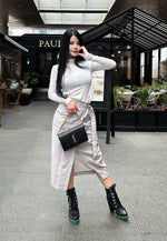 Larch Cushion Collared Biker Boots