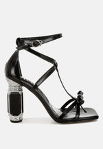 Affluence Jeweled High Heel Sandals