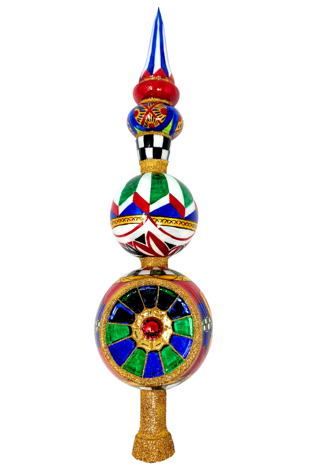 Sicilian Carretto Finial Tree Topper