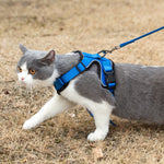 Mr. Peanut's PurrTrek Reflective Cat Harness with Matching Leash - By Baano