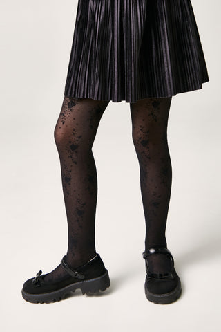 Conte Tights for girls Sofia 20 Den - Floral Pattern - By Baano