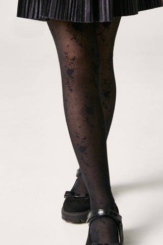 Conte Tights for girls Sofia 20 Den - Floral Pattern - By Baano
