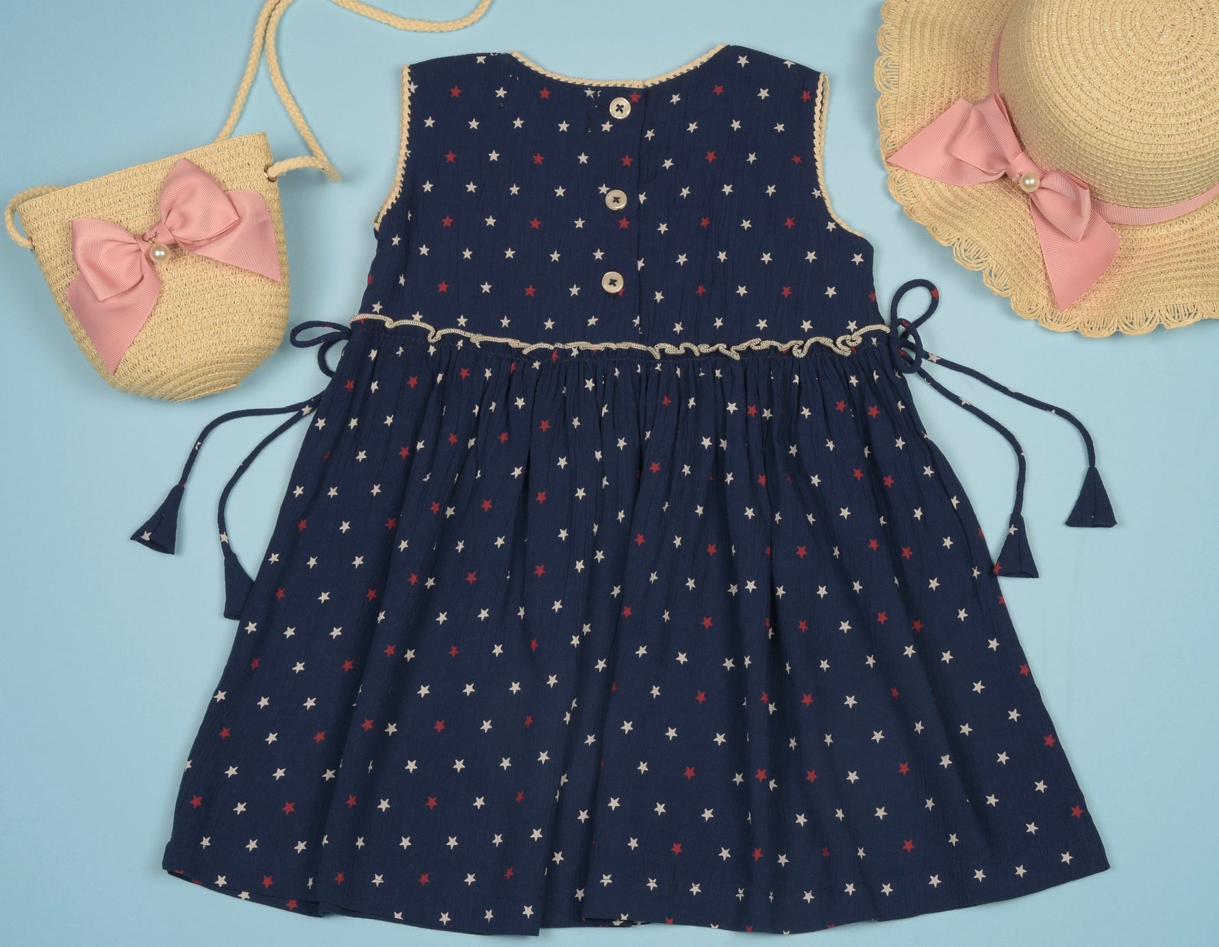 Blue Stars 4th of July Dress - By Baano