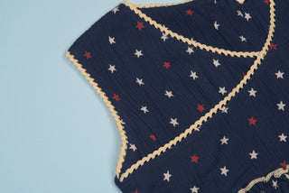 Blue Stars 4th of July Dress