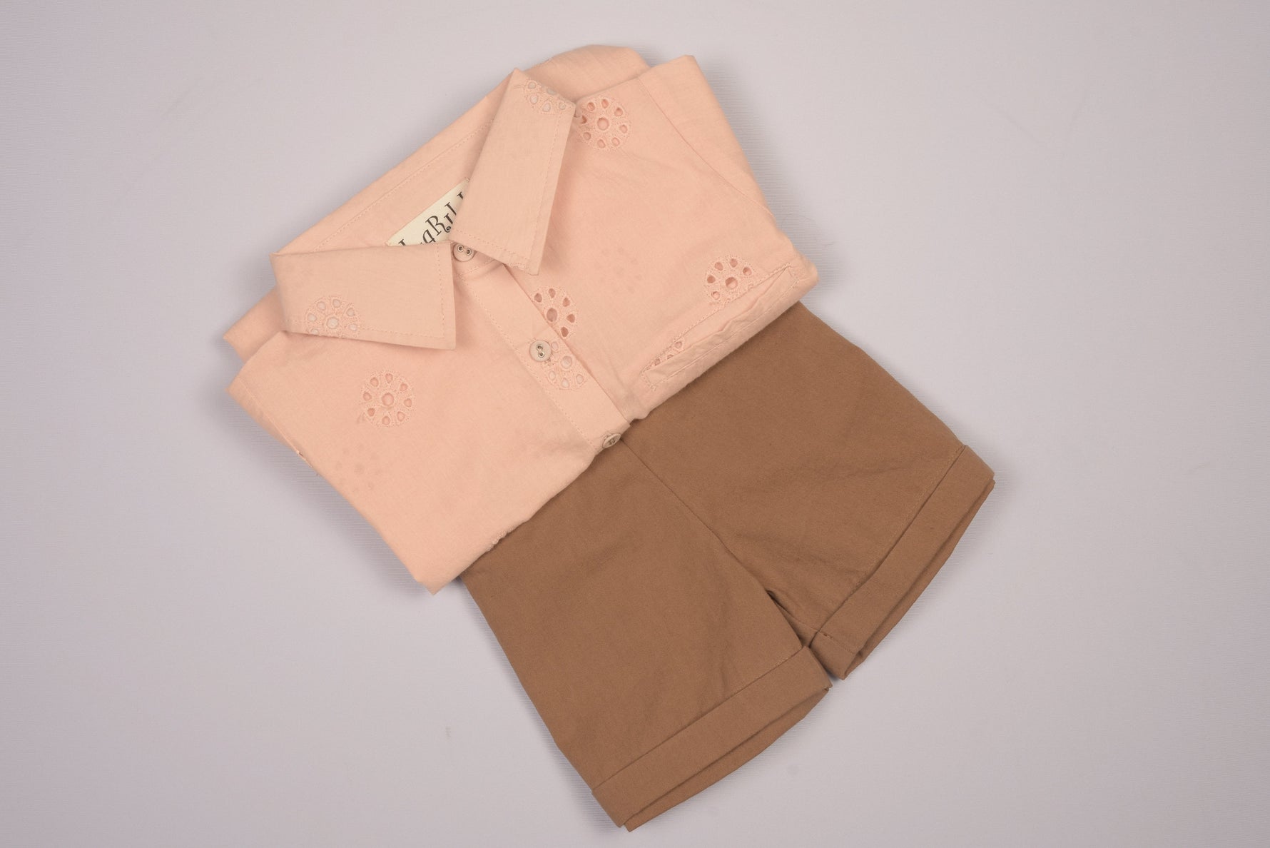 Embroidered Schiffli Boys Shirt and Pant Set - By Baano