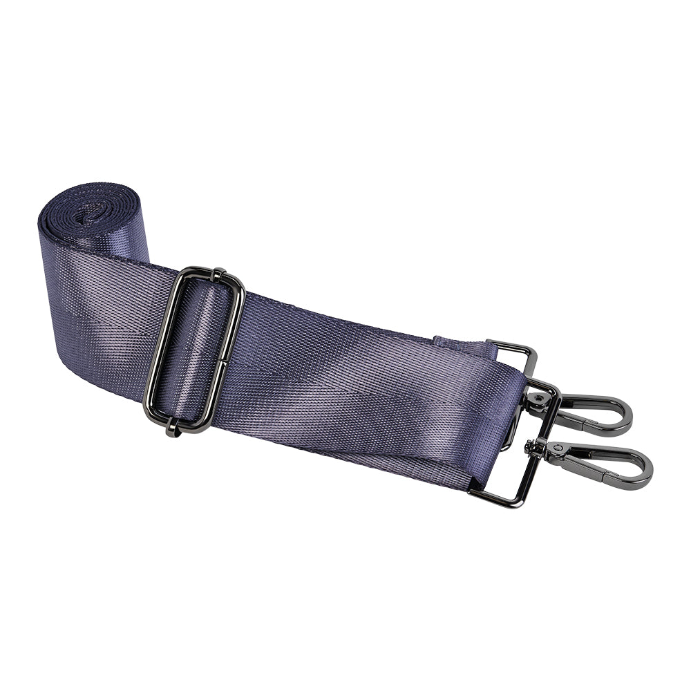 Pewter Glossy HydroBag® with Solid Strap