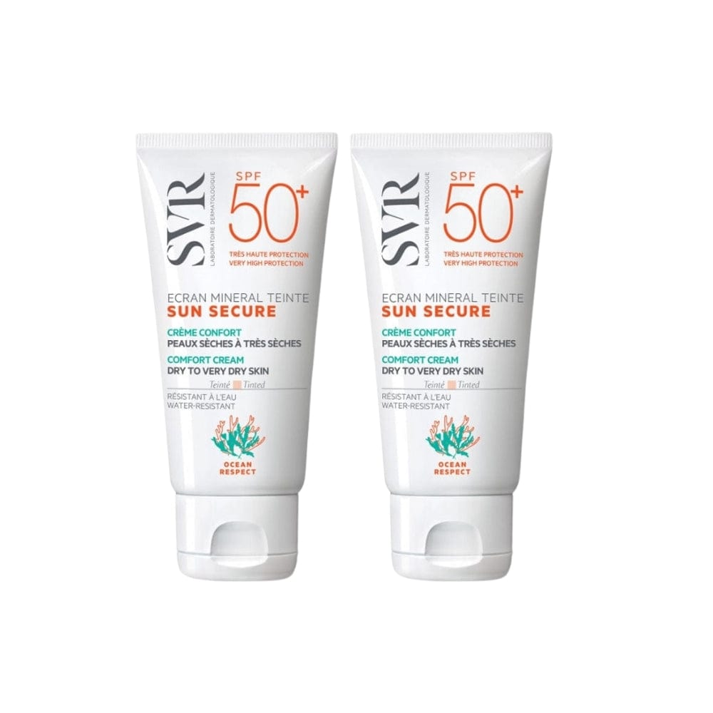 SVR Sunsecure Ecran Tinted Spf50+ Sunscreen 60 gr 2 Pack Chivela