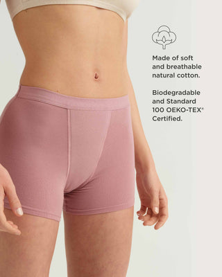 Leakproof Cotton Sleep Short Saalt