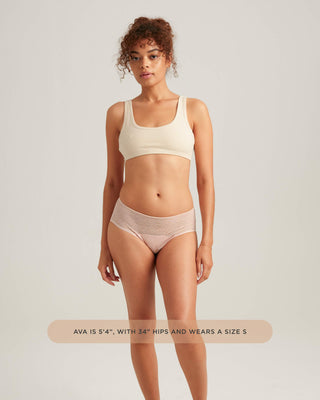 Leakproof Lace Hipster Saalt
