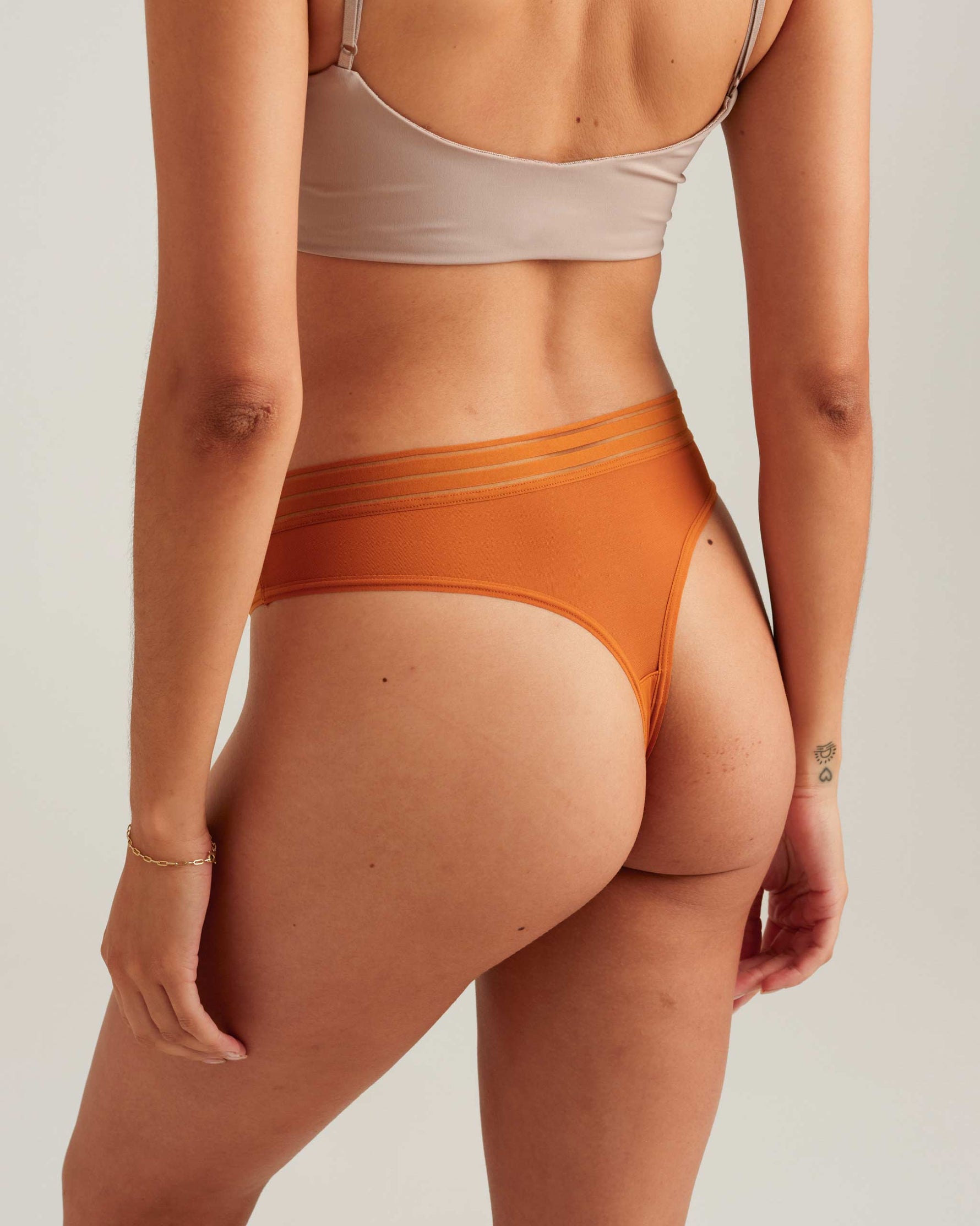 Leakproof Mesh Thong Saalt