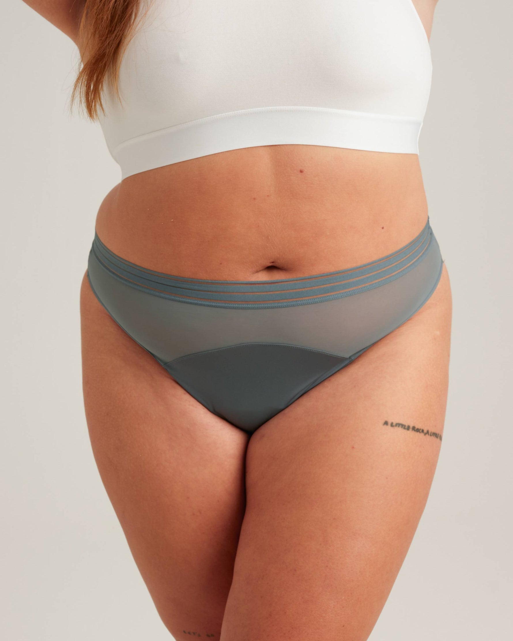 Leakproof Mesh Thong Saalt