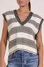 Heather Grey Stripe