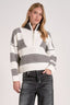 Heather Grey Stripe