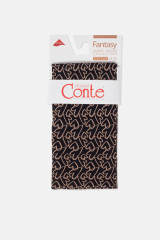 Dense Socks Conte Fantasy - "Love" Designs - By Baano