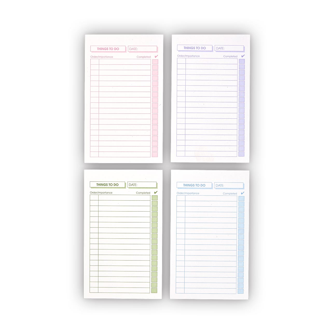 Soft Color 3 X 5 To-Do Cards (set of 100)