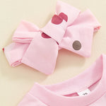 Baby Girls 2Pcs Buble Romper Floral Flowers Print Round Neck Long Sleeve Jumpsuit with Headband Fall Set