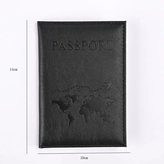 Passport Holder Wallet Cover Travel Essentials Pu Leather Card Case International Travel Accessories for Women/Men