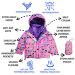 Car Seat Coat | The Road Coat Vegan - Unicorn Print
