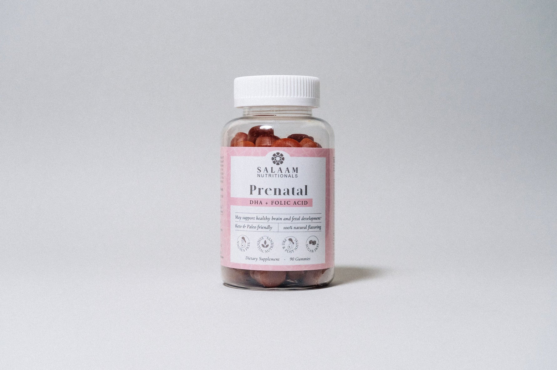 Halal Prenatal Bundle: Vitamin D3, Omega 3 Fish Oil & Prenatal Gummies (3 Bottles) - By Baano