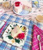 San Andres Gingham Blue & White Placemat