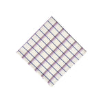 San Lucas Plaid White Napkin