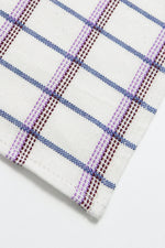 Backordered: San Lucas Plaid White & Lilac Table Runner