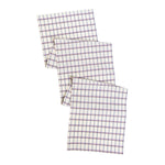 Backordered: San Lucas Plaid White & Lilac Table Runner