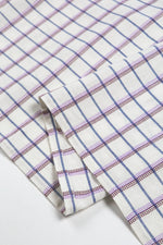 Backordered: San Lucas Plaid White & Lilac Table Runner