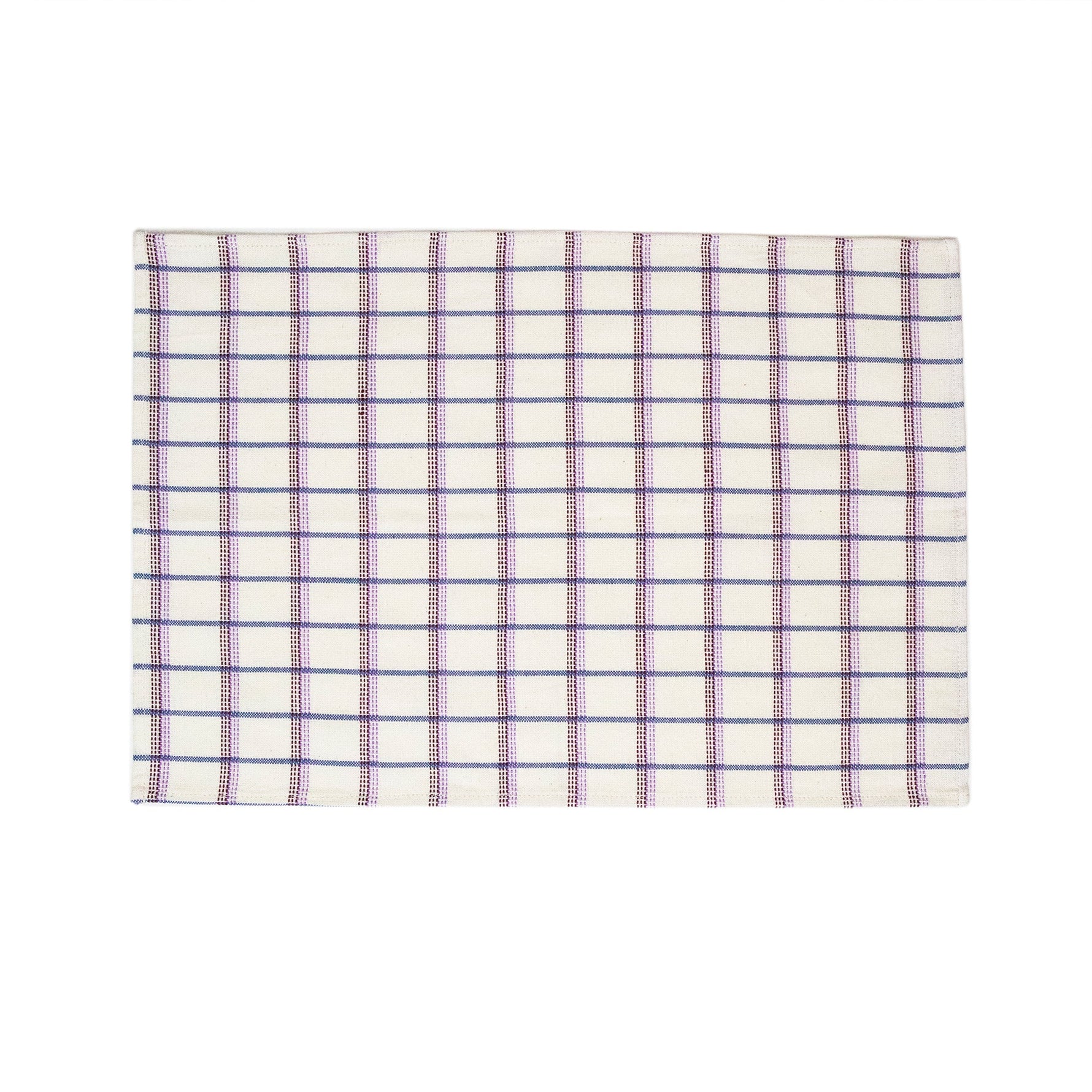 San Lucas Plaid White & Lilac Placemat