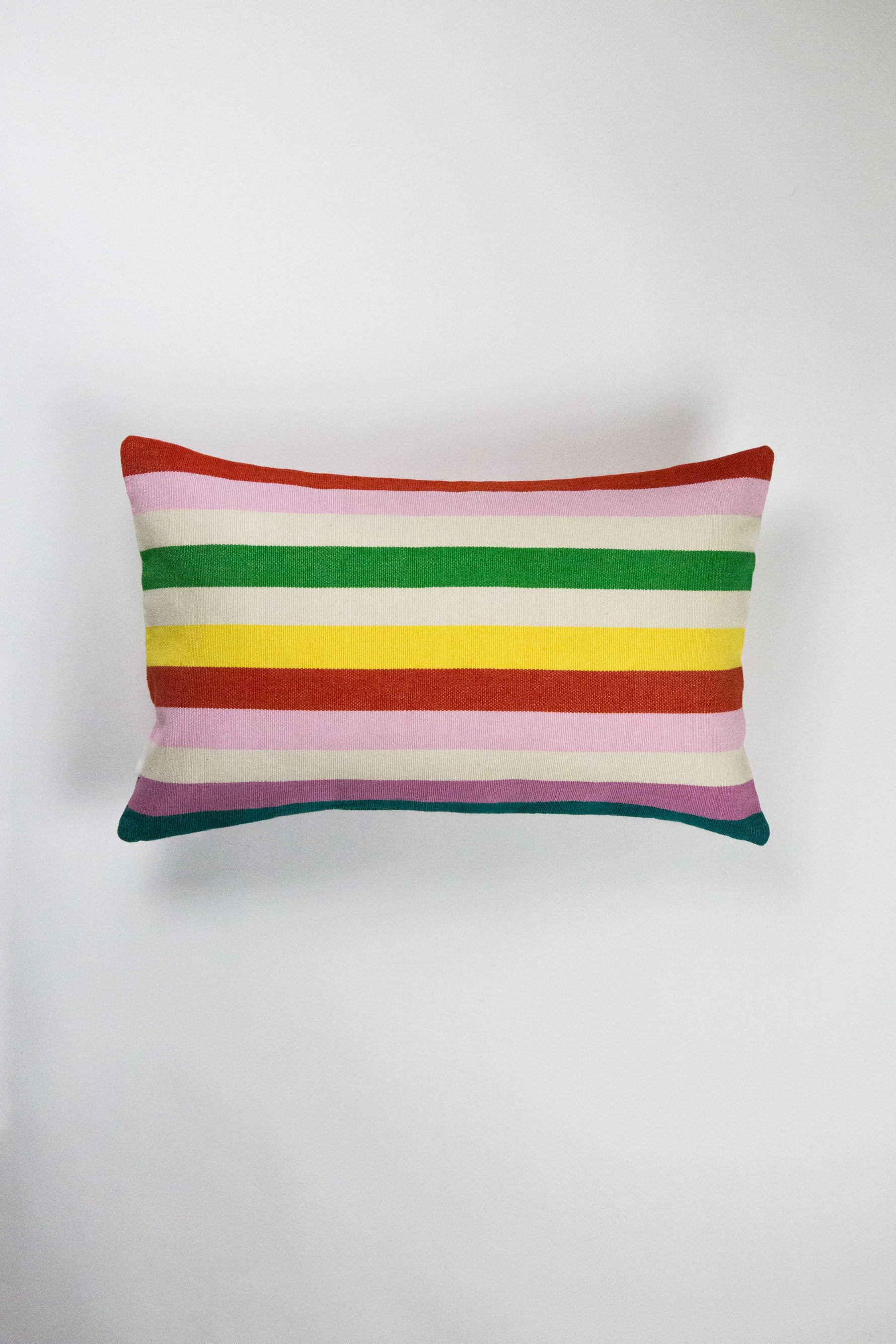 Santiago Rainbow Grid Pillow