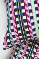 Santiago Atitlan Pink and Lime Pillow